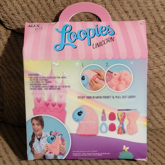 NEW IN BOX - Alex DIY Loopsies Unicorn - Picture 2 of 8